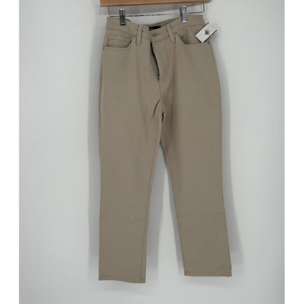 Hudson Jeans Tan Barbara Straight Leg Jeans